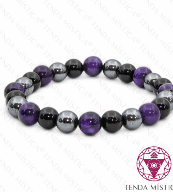 Pulsera Protección 3 Poderes - Contra Envidia 8mm Pulsera Protección 3 Poderes – Contra Envidia 8mm