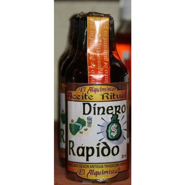Aceite dinero  (El mejor del mercado, fórmula Secreta)