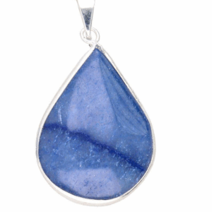 Colgante Gota de Cuarzo Azul