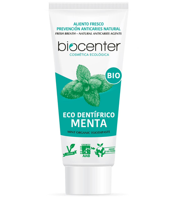 PASTA DE DIENTES MENTA Y TOMILLO BIO VEGAN ECO SIN FLUOR