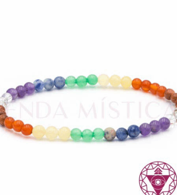 Pulsera Chakras 4 mm 3X3 Pulsera Chakras 4 mm 3X3