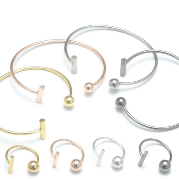 Anillo Bola y Barra Canunda