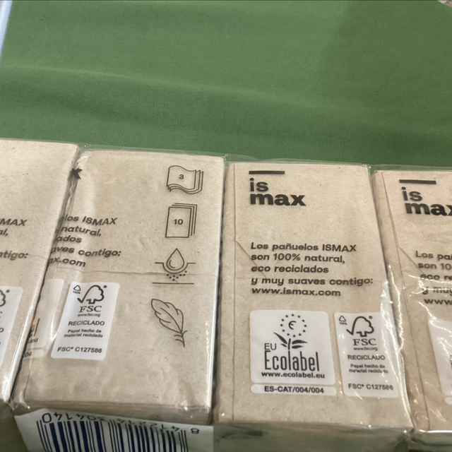 Pack de pañuelos de papel (10 Uds) is Max