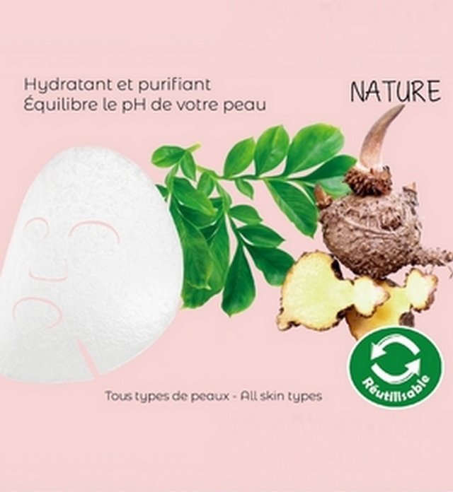 Mascarilla hidratante Konjac natural