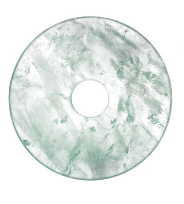 Donut Grande de Fluorita Verde