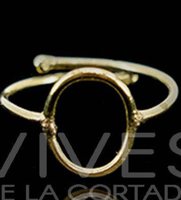 Anillo de Bronce Ovalo -17-