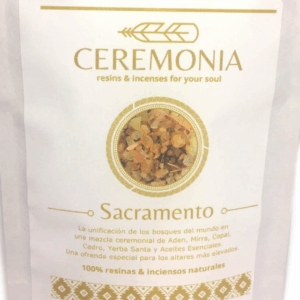 Incienso Sacramento 100g aroma a maderas y bosque