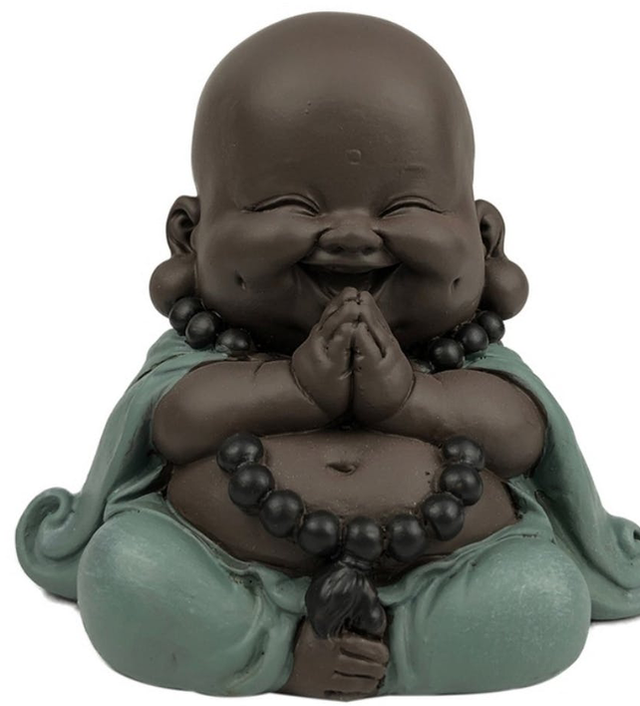 Mini Estatua de Buda que Ríe