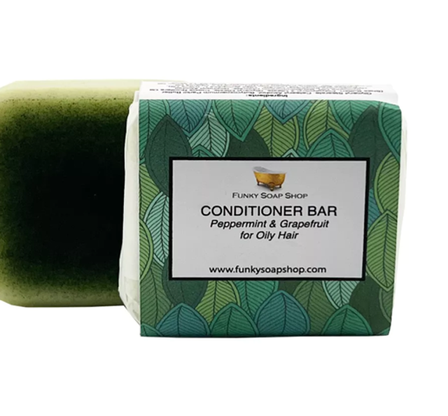 Acondicionador Sólido Menta & Pomelo, Para Cabello Graso 60g