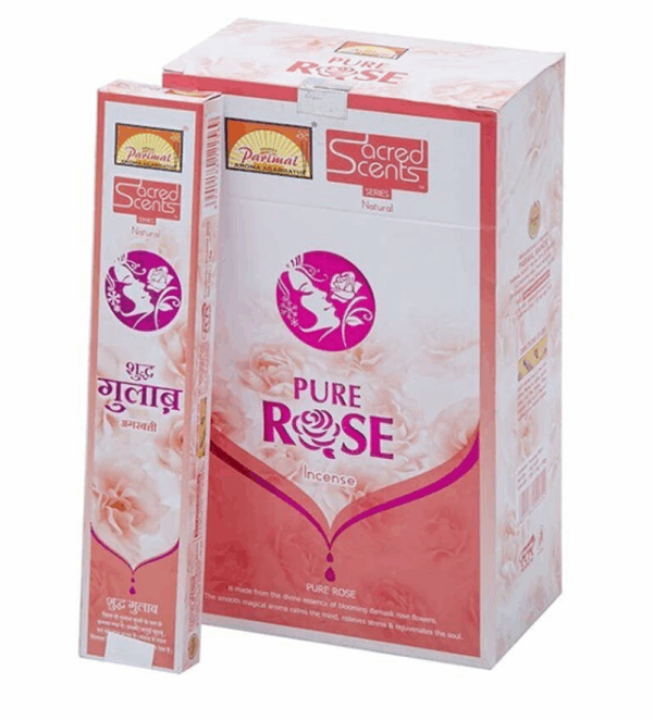 Incienso Parimal Sacred 15g Pura Rosa Incienso Parimal Sacred 15g Pura Rosa