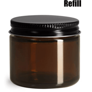 Exfoliante corporal y facial de café y menta, 100 % natural, tarro de cristal de 60 ml, sin etiquetar