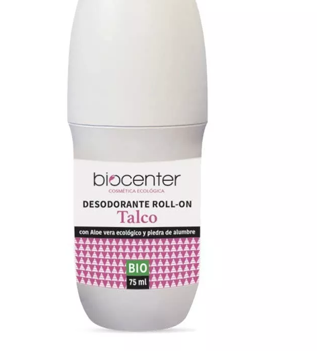 Desodorante roll-on Talco, biocenter, 75ml