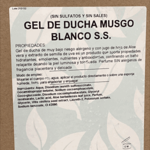 Gel De Ducha Musgo Blanco