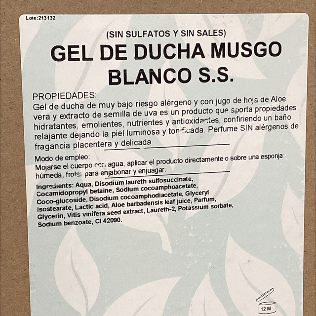 Gel De Ducha Musgo Blanco
