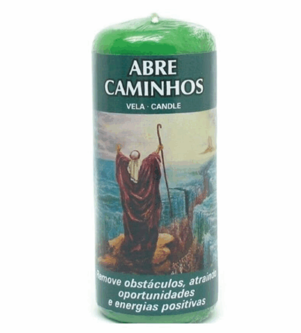 Vela Pilar  Abre Caminos 4,8x 12 cm
