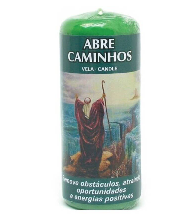 Vela Pilar  Abre Caminos 4,8x 12 cm