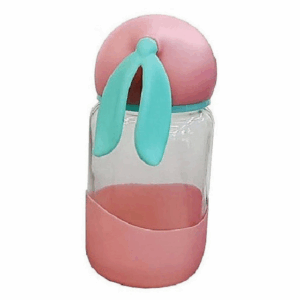 Botella cristal conejo 14×60