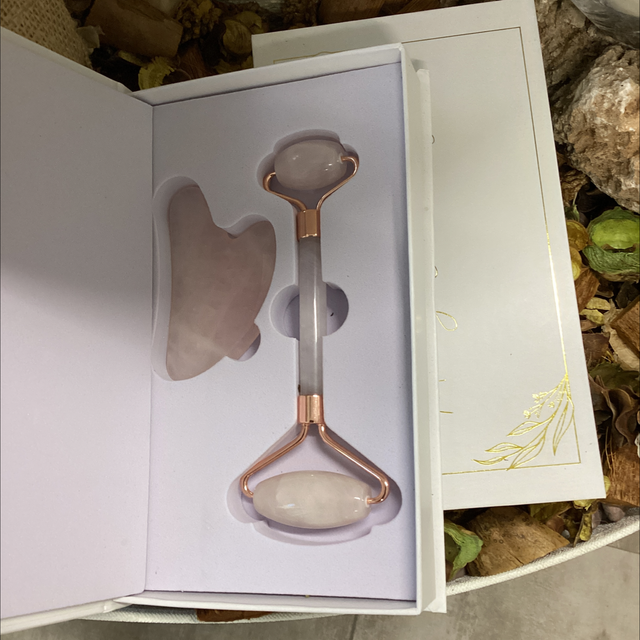 Estuche masajeador Rose Quartz