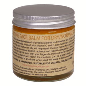 Funky Bálsamo facial hidratante sólido, pieles secas / normales, de espino amarillo