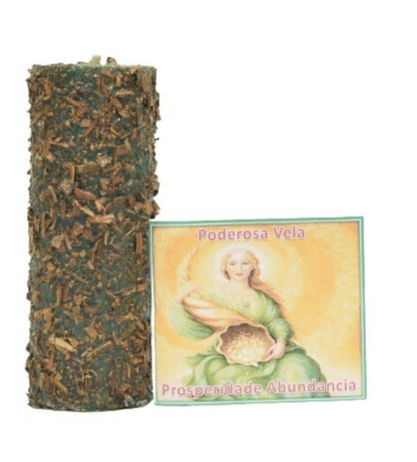 Velón de hierbas de prosperidad y abundancia