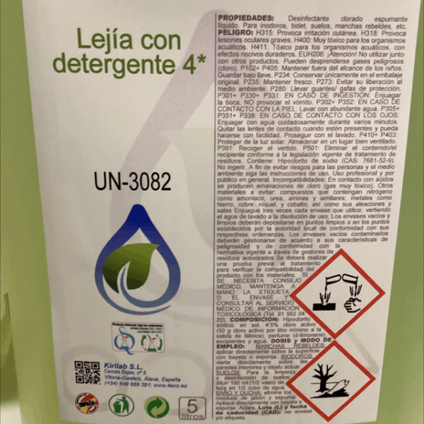 Lejía Con Detergente