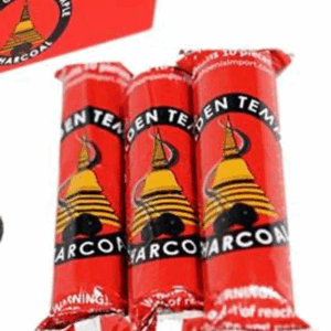 carbón Golden Temple en tabletas, tubo 33mm