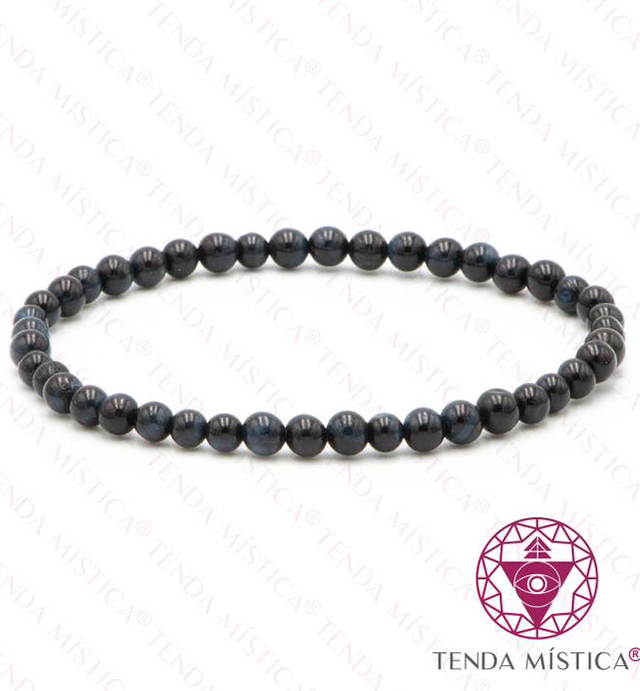 de obsidiana azul de 4 mm.