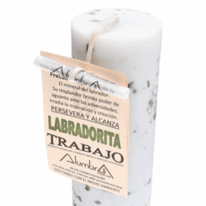 Trabajo ritual de vela con labradorita