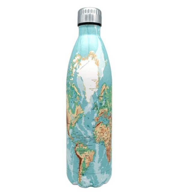Botella termo doble pared mapa 1L
