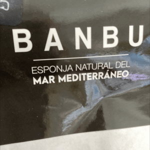Esponja Natural Mar Mediterráneo Bambú