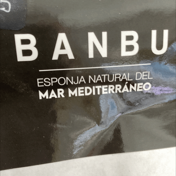 Esponja Natural Mar Mediterráneo Bambú