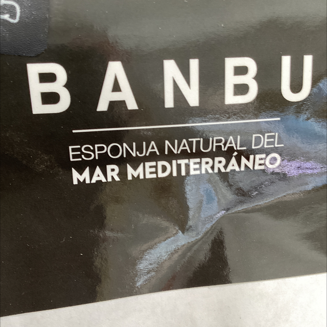 Esponja Natural Mar Mediterráneo Bambú