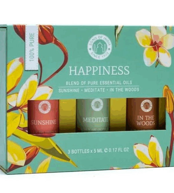 Pack aromaterapia Happines Song of India 3X5 ml Pack aromaterapia Happines Song of India 3X5 ml