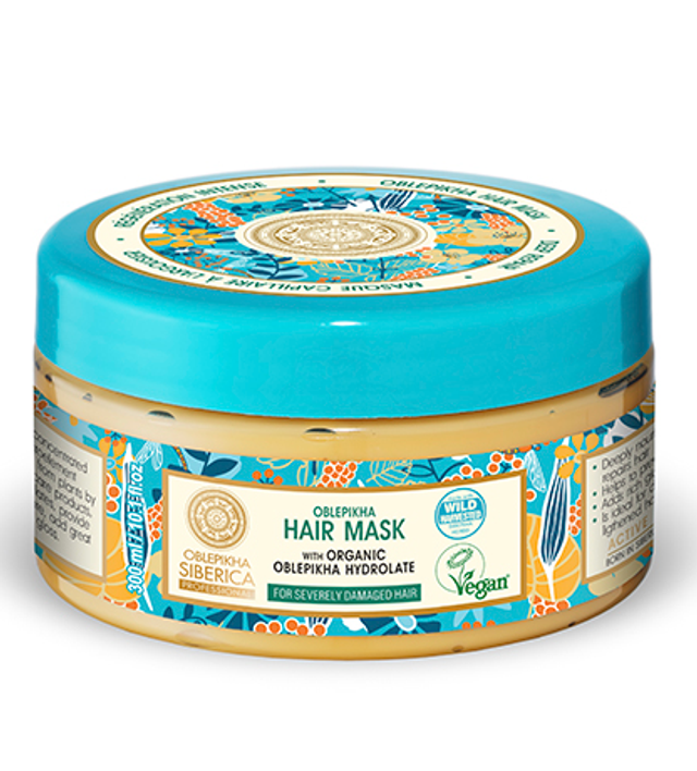 Mascarilla capilar con Hidrolato de espino para cabello dañado 300g