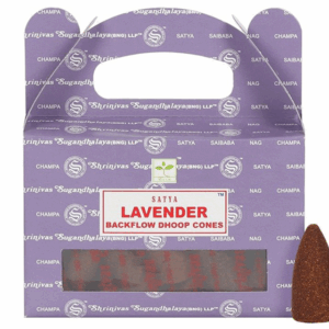 Conos en cascada de lavanda Satya