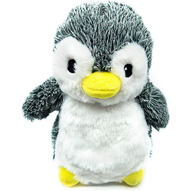 Peluche térmico pingüino Kuki 23 cm