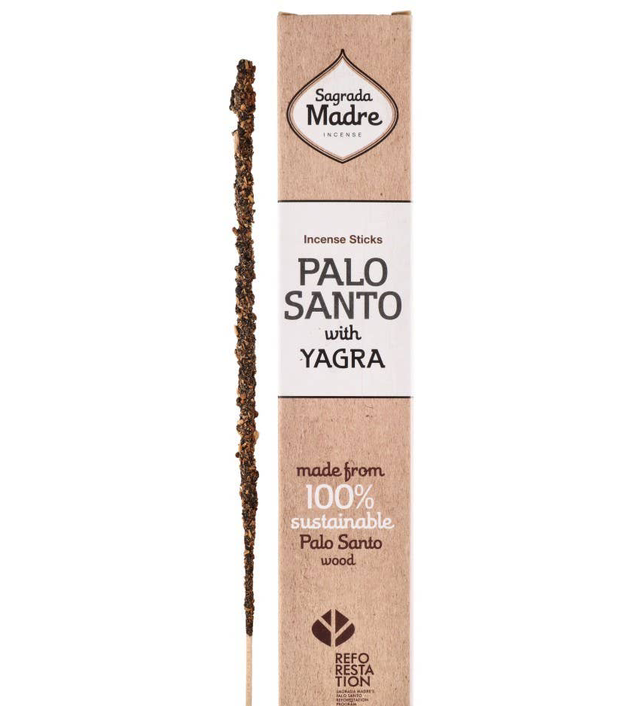 Palo Santo Incienso con Yagra – Sagrada Madre