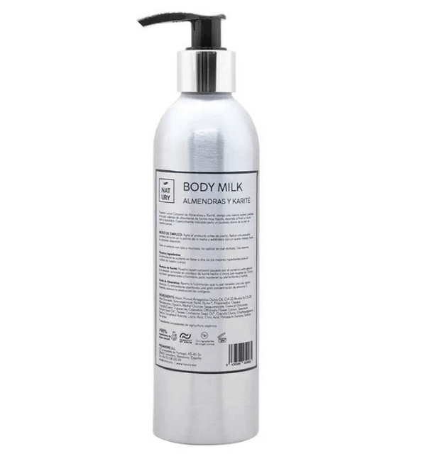 Body Milk con Aceite de Almendras y Karité Botella Aluminio