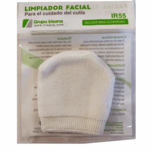 Limpiador facial de microfibra Irisana. Reutilizable