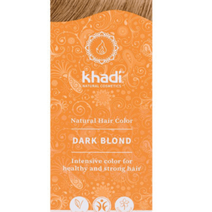 Khadi, Rubio oscuro tinte natural de henna, 100g
