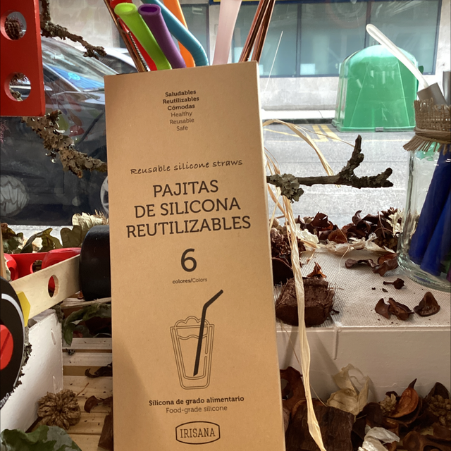 Pajitas de silicona
