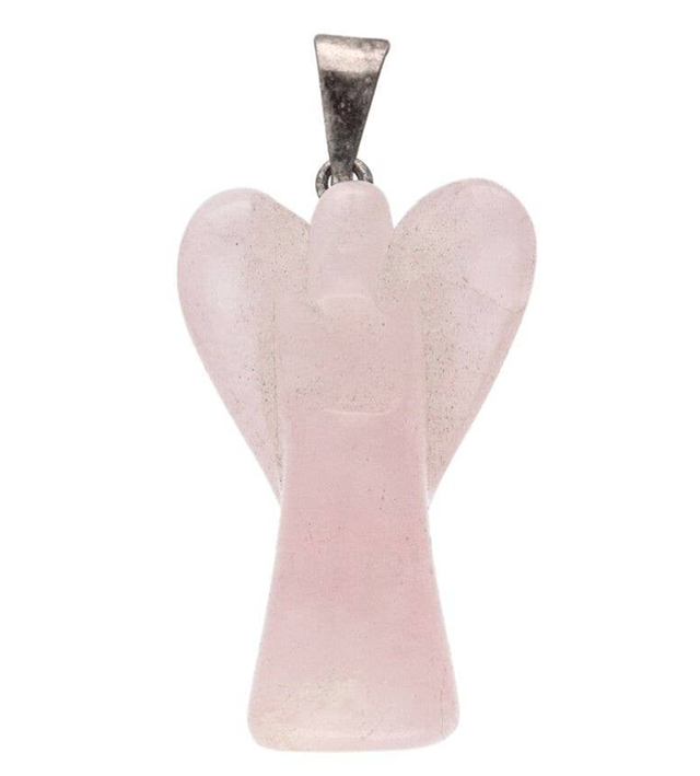 Colgante Ángel de Cuarzo Rosa