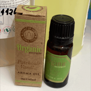 Aroma Aceite Organic Pachuli, Vainilla.