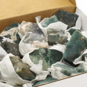 Ágata Musgosa en bruto