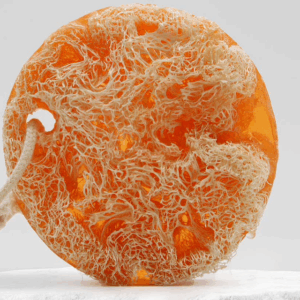 Jabón exfoliante afrutado en forma de cuerda (SIN ETIQUETA) cuerpo.