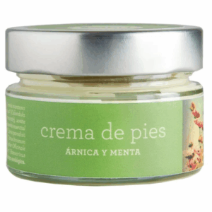 Crema de pies de árnica y menta
