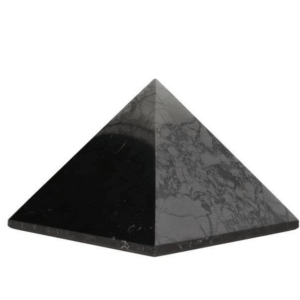 Pirámide de Shungit Brillante 10x10cm
