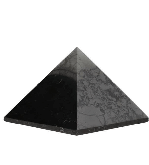 Pirámide de Shungit Brillante 10x10cm Pirámide de Shungit Brillante 10x10cm