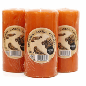 velas aromáticas – canela 100×60 mm