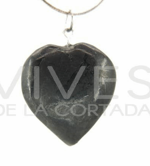 Colgante de Shungit Corazón Colgante de Shungit Corazón